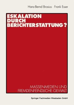 Cover Eskalation durch Berichterstattung? (eBook, PDF)