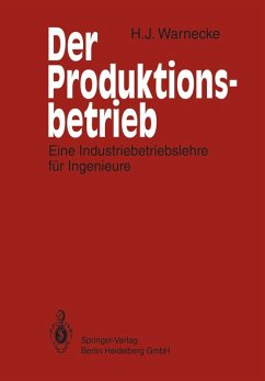 Der Produktionsbetrieb (eBook, PDF) - Warnecke, H. J.