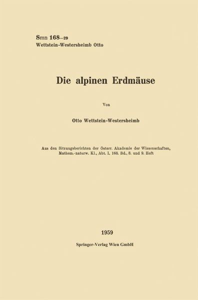 Die alpinen Erdmäuse (eBook, PDF)