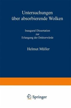 Untersuchungen über absorbierende Wolken (eBook, PDF) - Müller, Helmut