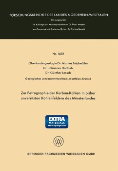 Zur Petrographie der Karbon-Kohlen in bisher unverritzten Kohlenfeldern des Münsterlandes (eBook, PDF) Cover Zur Petrographie der Karbon-Kohlen in bisher unverritzten Kohlenfeldern des Münsterlandes (eBook, PDF)