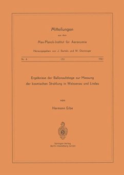 Cover Ergebnisse der Ballonaufstiege zur Messung der kosmischen Strahlung in Weissenau und Lindau (eBook, PDF)