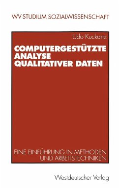 Computergestützte Analyse qualitativer Daten (eBook, PDF) - Kuckartz, Udo