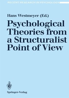 Psychological Theories from a Structuralist Point of View (eBook, PDF)