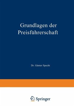 Grundlagen der Preisführerschaft (eBook, PDF) - Specht, Günter