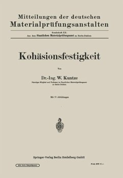 Cover Kohäsionsfestigkeit (eBook, PDF)