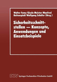 Cover Sicherheitsschnittstellen - Konzepte, Anwendungen und Einsatzbeispiele (eBook, PDF)