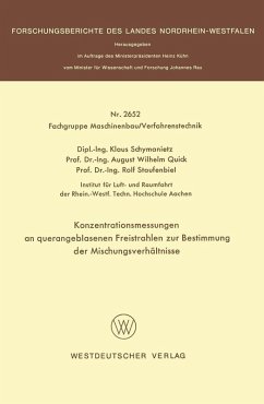 Cover Konzentrationsmessungen an querangeblasenen Freistrahlen zur Bestimmung der Mischungsverhältnisse (eBook, PDF)