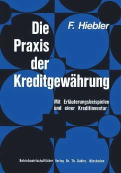 Cover Die Praxis der Kreditgewährung (eBook, PDF)