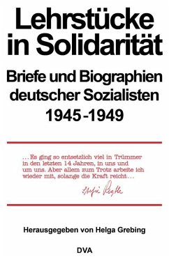 Lehrstücke in Solidarität (eBook, PDF) - Grebing, Helga