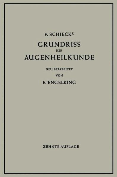 Grundriss der Augenheilkunde für Studierende (eBook, PDF)