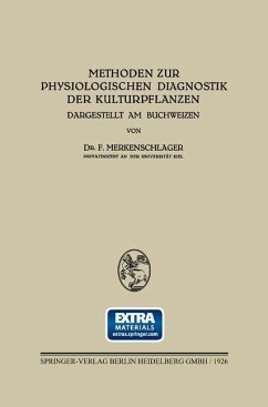 Methoden zur Physiologischen Diagnostik der Kulturpflanzen (eBook, PDF) - Merkenschlager, Friedrich