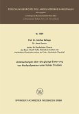 Untersuchungen über die glasige Erstarrung von Hochpolymeren unter hohen Drucken (eBook, PDF)