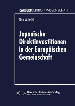 Cover Japanische Direktinvestitionen in der Europäischen Gemeinschaft (eBook, PDF)