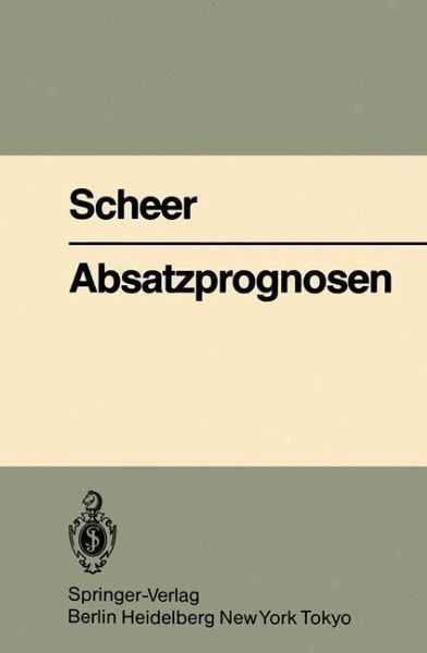 Absatzprognosen (eBook, PDF)