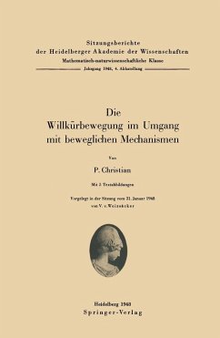Cover Die Willkürbewegung im Umgang mit beweglichen Mechanismen (eBook, PDF)