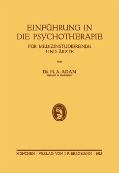 Cover Einführung in die Psychotherapie für Medizinstudierende und Ärzte (eBook, PDF)