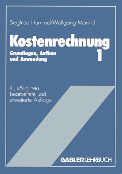 Kostenrechnung 1 (eBook, PDF) - Hummel, Siegfried; Männel, Wolfgang