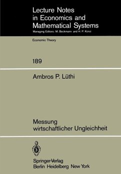 Cover Messung wirtschaftlicher Ungleichheit (eBook, PDF)