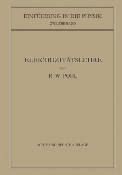 Einführung in die Elektrizitätslehre (eBook, PDF)