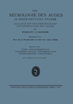 Cover Lider-, Tränensekretion Trigeminus, Pupille, Akkommodation Heterochromie, Sympathikus (eBook, PDF)