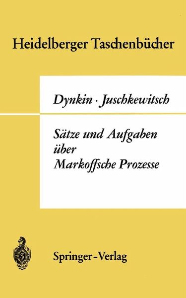 Sätze und Aufgaben über Markoffsche Prozesse (eBook, PDF) Sätze und Aufgaben über Markoffsche Prozesse (eBook, PDF)