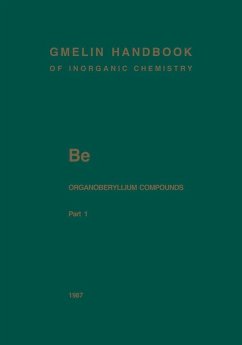 Be Organoberyllium Compounds (eBook, PDF) - Schmidbaur, Hubert