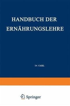 Handbuch der Ernährungslehre (eBook, PDF) - Noorden, Carl Von; Salomon, Hugo