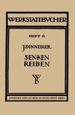 Senken und Reiben (eBook, PDF) - Dinnebier, Josef; Schallbroch, Heinrich