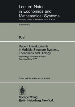 Cover Recent Developments in Variable Structure Systems, Economics and Biology (eBook, PDF)