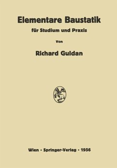 Elementare Baustatik für Studium und Praxis (eBook, PDF) - Guldan, Richard