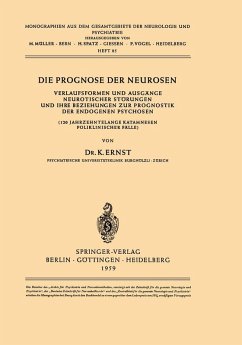 Die Prognose der Neurosen (eBook, PDF) - Ernst, K.
