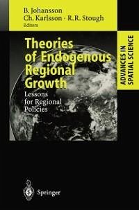 Theories of Endogenous Regional Growth (eBook, PDF)