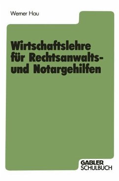 Cover Wirtschaftslehre für Rechtsanwalts- und Notargehilfen (eBook, PDF)