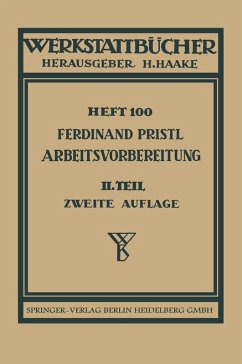 Cover Arbeitsvorbereitung (eBook, PDF)