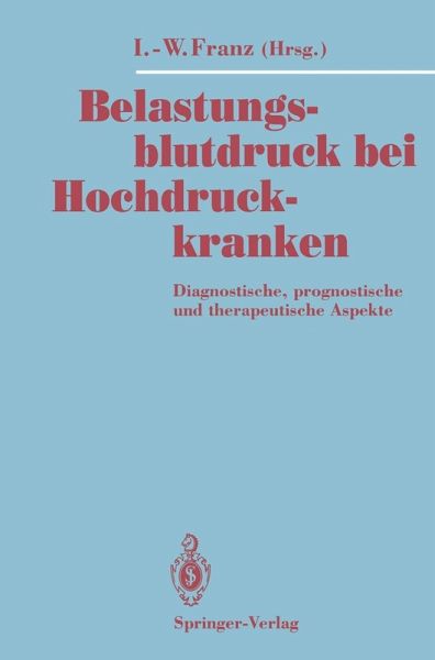 Belastungsblutdruck bei Hochdruckkranken (eBook, PDF)
