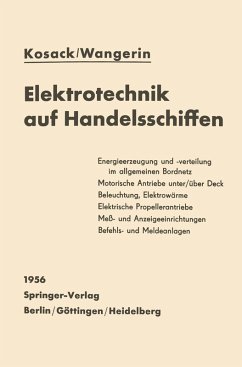 Elektrotechnik auf Handelsschiffen (eBook, PDF) - Kosack, Hans-Joachim; Wangerin, Albert