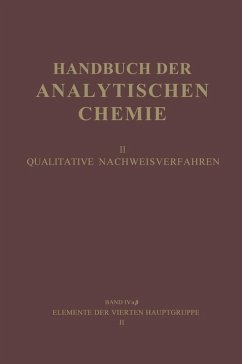 Elemente der Vierten Hauptgruppe II (eBook, PDF) - Jantsch, Gustav; Hagen, Svend Kühnel