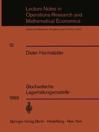 Stochastische Lagerhaltungsmodelle (eBook, PDF) - Hochstädter, Dieter