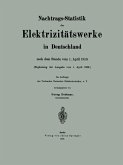 Nachtrags-Statistik der Elektrizitätswerke in Deutschland (eBook, PDF)