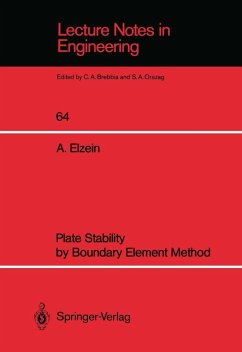Plate Stability by Boundary Element Method (eBook, PDF) - Elzein, Abbas