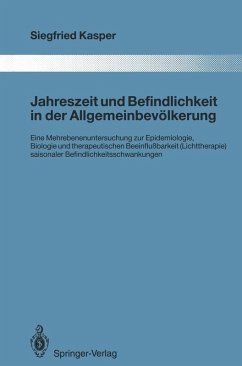 Cover Jahreszeit und Befindlichkeit in der Allgemeinbevölkerung (eBook, PDF)