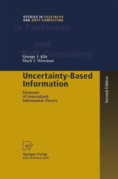 Uncertainty-Based Information (eBook, PDF) - Klir, George J.; Wierman, Mark J.