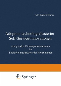 Adoption technologiebasierter Self-Service-Innovationen (eBook, PDF) - Harms, Ann-Kathrin