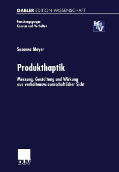 Produkthaptik (eBook, PDF) - Meyer, Susanna