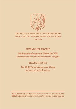 Die Bestandsaufnahme der Wälder der Welt als internationale und wissenschaftliche Aufgabe (eBook, PDF) - Tromp, Hermann