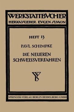 Cover Die neueren Schweissverfahren (eBook, PDF)
