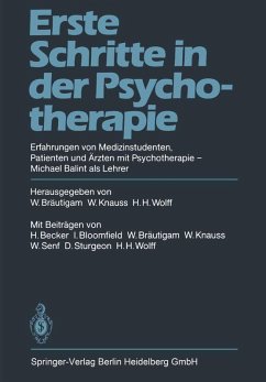 Erste Schritte in der Psychotherapie (eBook, PDF)