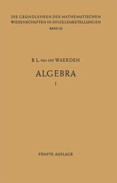 Algebra 1 (eBook, PDF) - Waerden, Bartel L. Van Der