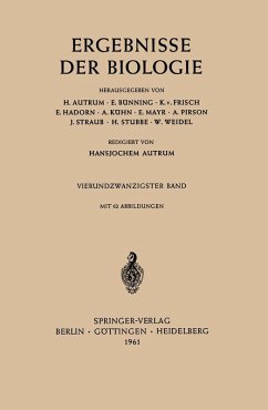 Ergebnisse Der Biologie (eBook, PDF) - Autrum, H.; Weidel, W.; Autrum, Hansjochem; Bünning, E.; Frisch, K. V.; Hadorn, E.; Kühn, A.; Mayr, E.; Pirson, A.; Straub, J.; Stubbe, H.